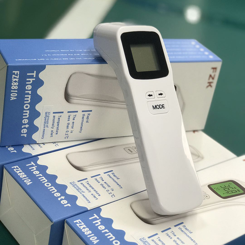 Pistol de temperatură precisă, fără contact, cu infraroșu, portabil